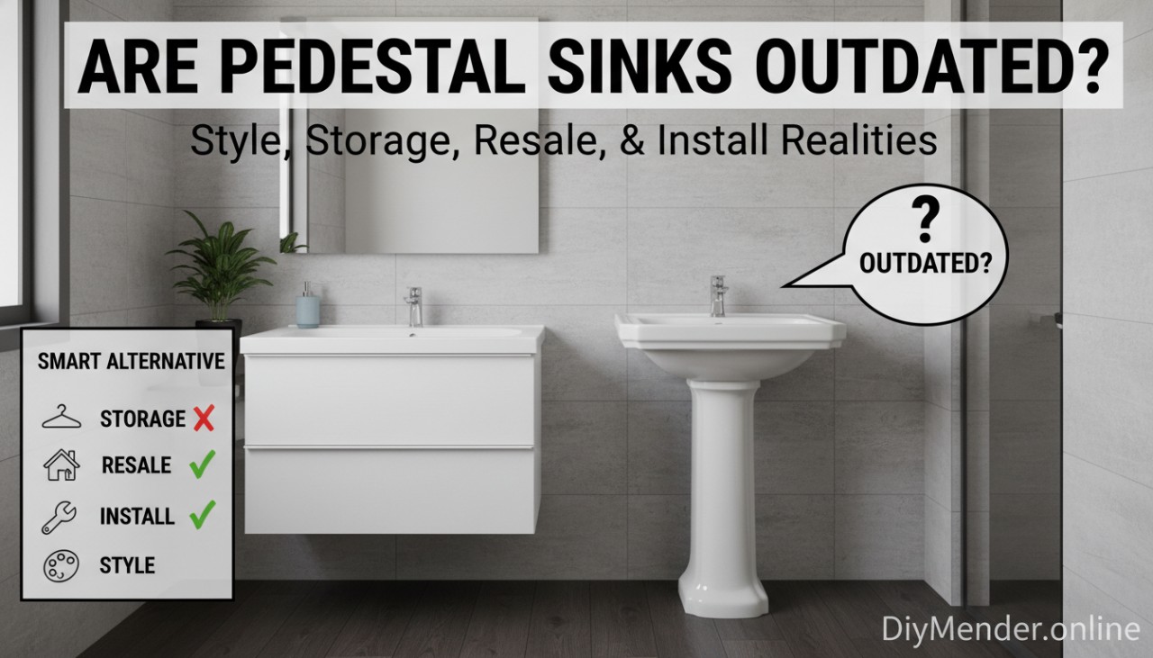 Are Pedestal Sinks Outdated? How to Decide for Your Bathroom