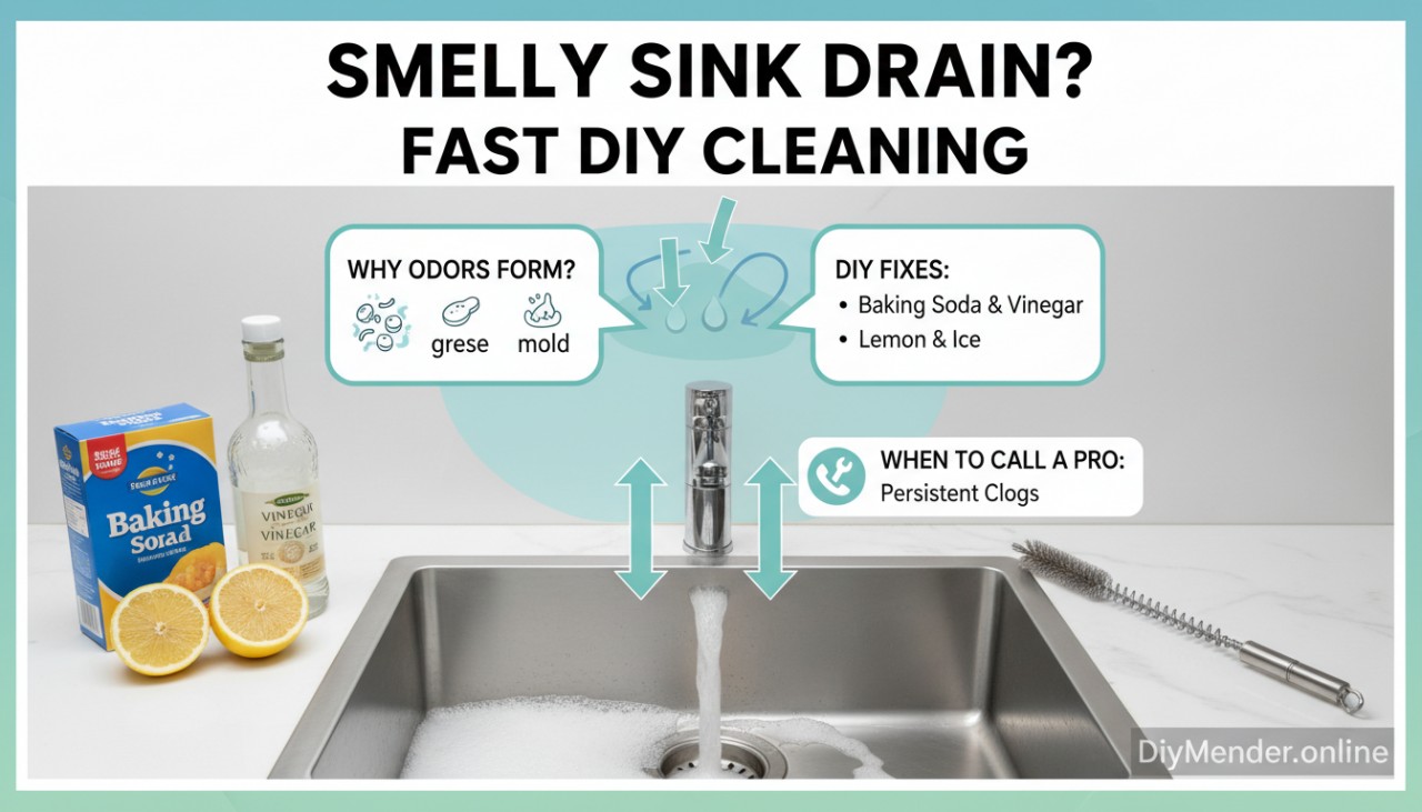 How Do I Get Rid of a Smelly Sink Drain? DIY Steps That Work