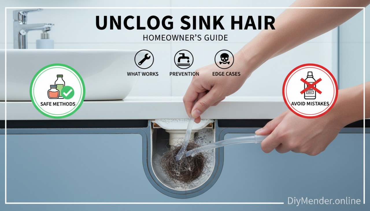 How to Unclog a Sink With Hair: Fast DIY That Really Works