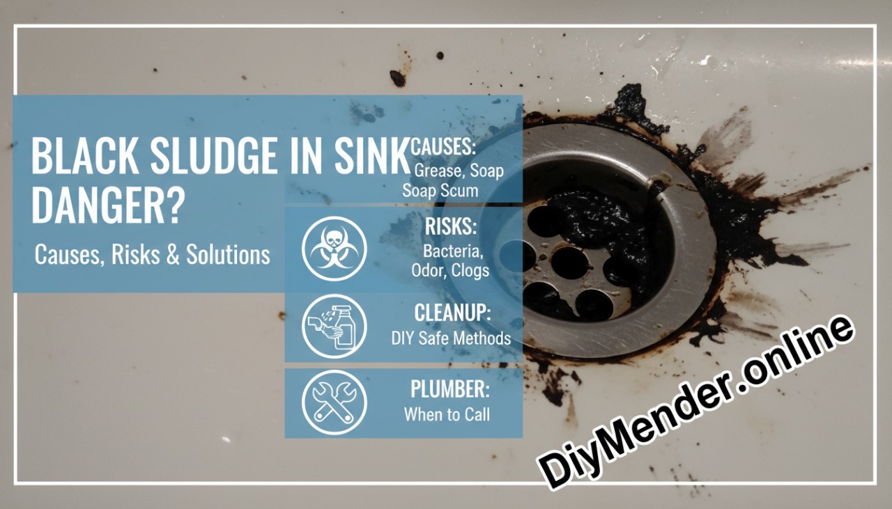 Should You Worry: is black sludge in sink dangerous Explained