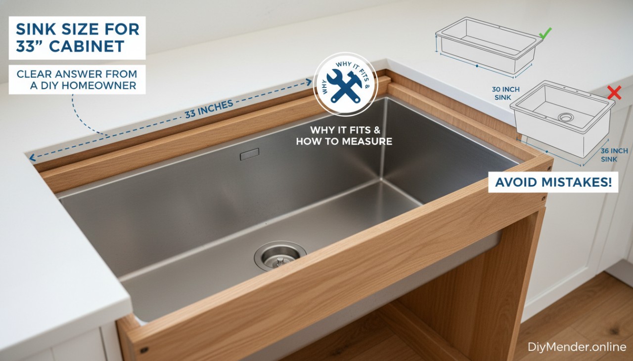 What Size Sink for 33 Inch Cabinet? Practical Fit Guide