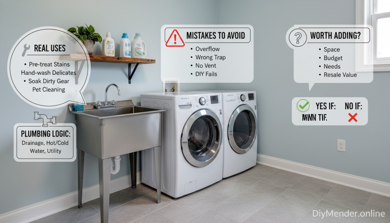 Why Are There Sinks in Laundry Rooms? Keep or Add One