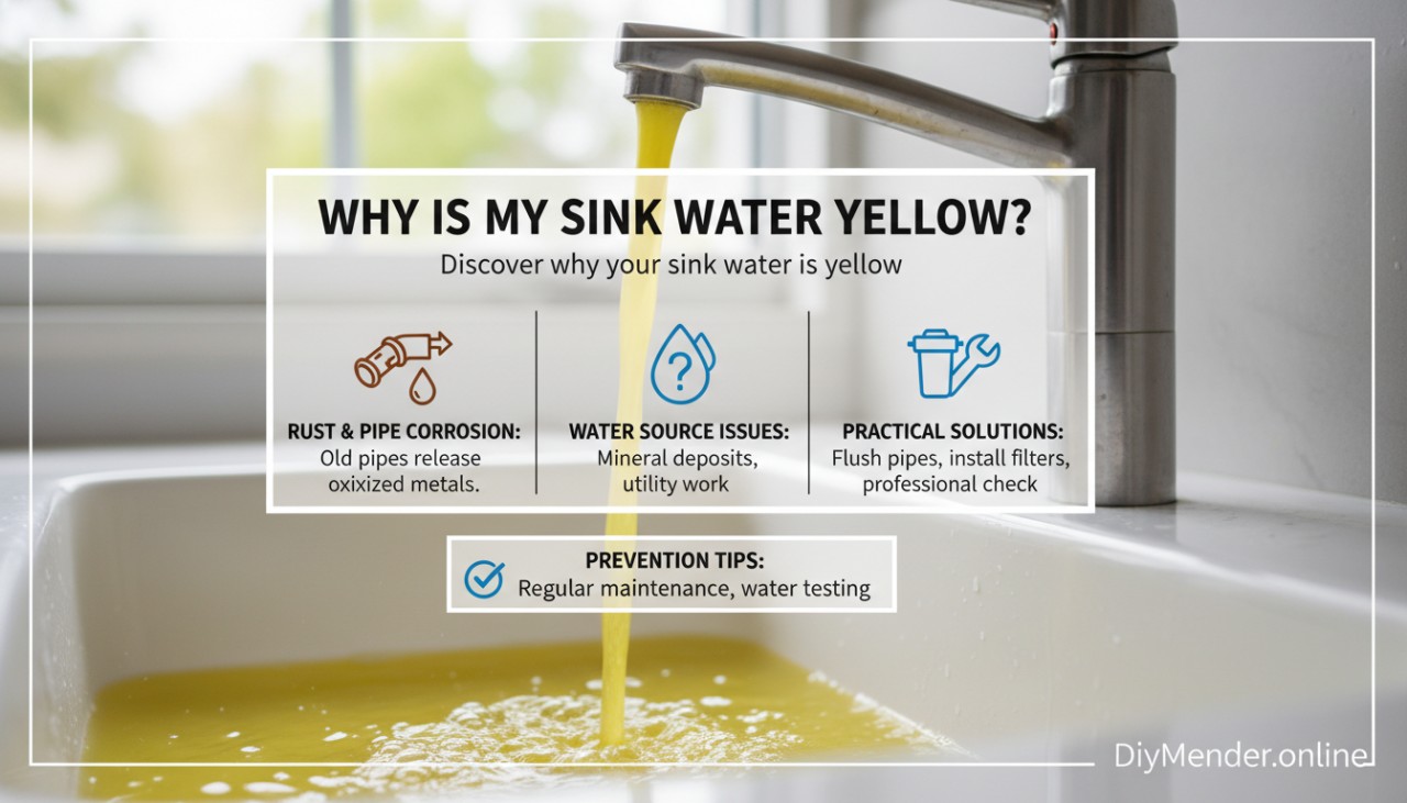 Why Is My Sink Water Yellow? Causes & Solutions Explained