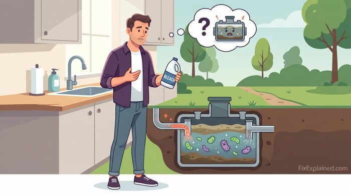 Is Bleach Bad for Septic Tanks? A Field-Tested Breakdown From Inside the System